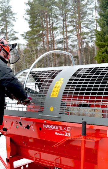 Vedmaskin Hakki Pilke Raven 33