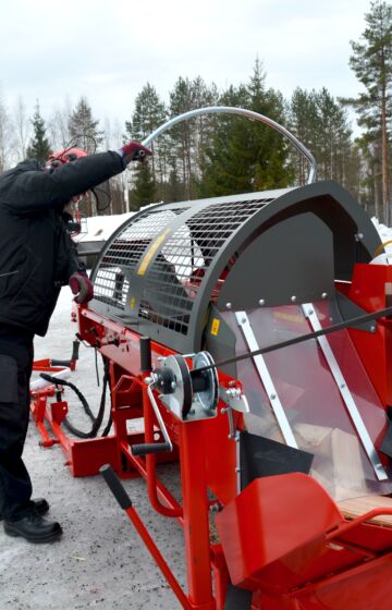 Vedmaskin Hakki Pilke Raven 33