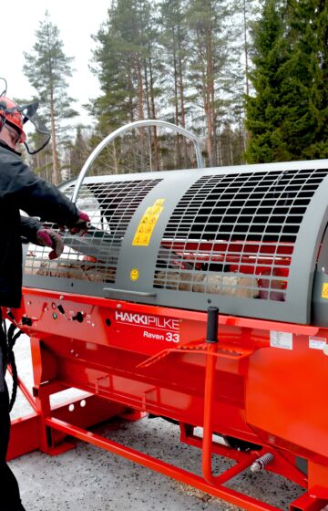 Vedmaskin Hakki Pilke Raven 33