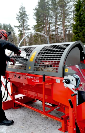 Vedmaskin Hakki Pilke Raven 33