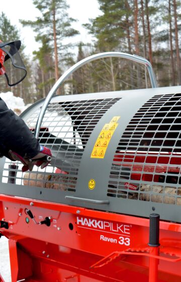 Vedmaskin Hakki Pilke Raven 33
