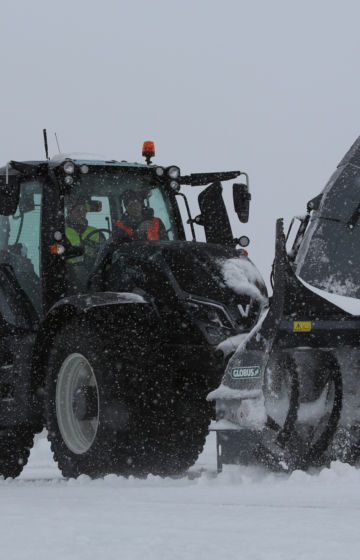 To-trinns snøfres Globus