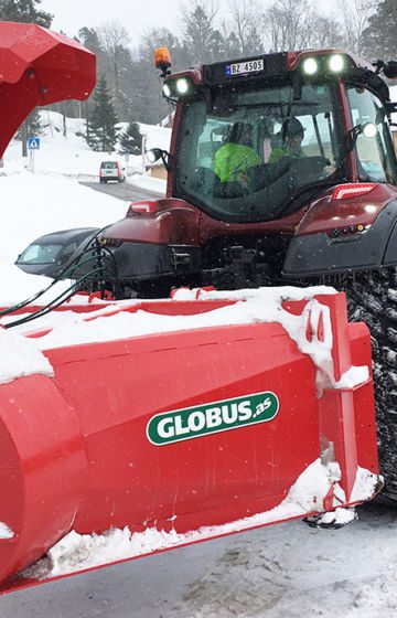 V-snøfres Globus