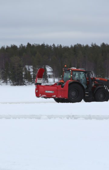 V-snøfres Globus