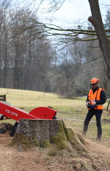 Stubbefreser D74 belter FSI