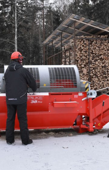 Vedmaskin 38 Pro Hakki Pilke