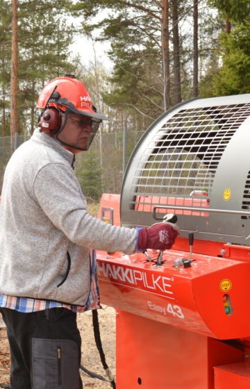 Vedmaskin 43 Pro Hakki Pilke