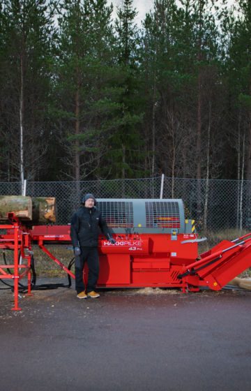 Vedmaskin 43 Pro Hakki Pilke