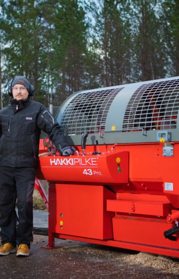 Vedmaskin 43 Pro Hakki Pilke