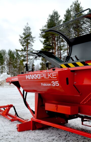 Vedmaskin Falcon Hakki Pilke