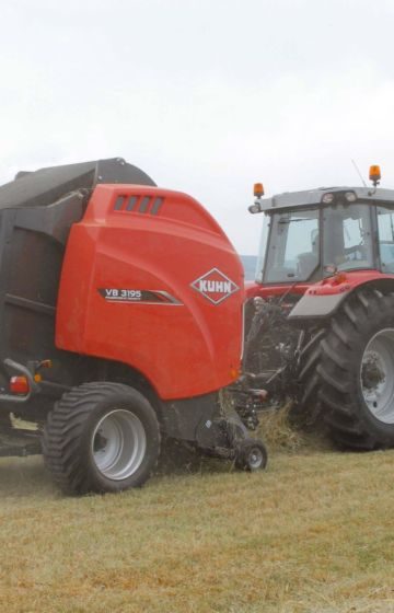 Rundballepresse variabelkammer VB 3100 Serie Kuhn