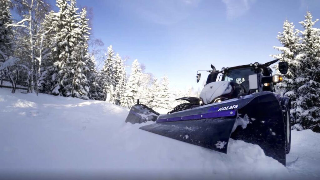 Snøplog for proffene fra Holms. PVF 320 EP Fjøringsplog
