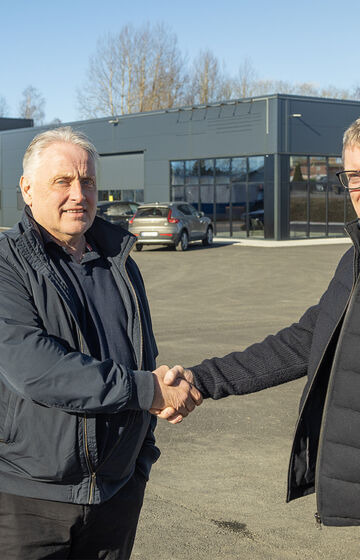Ny Akershus Traktor avdeling i Rakkestad Ny Akershus Traktor avdeling i Rakkestad