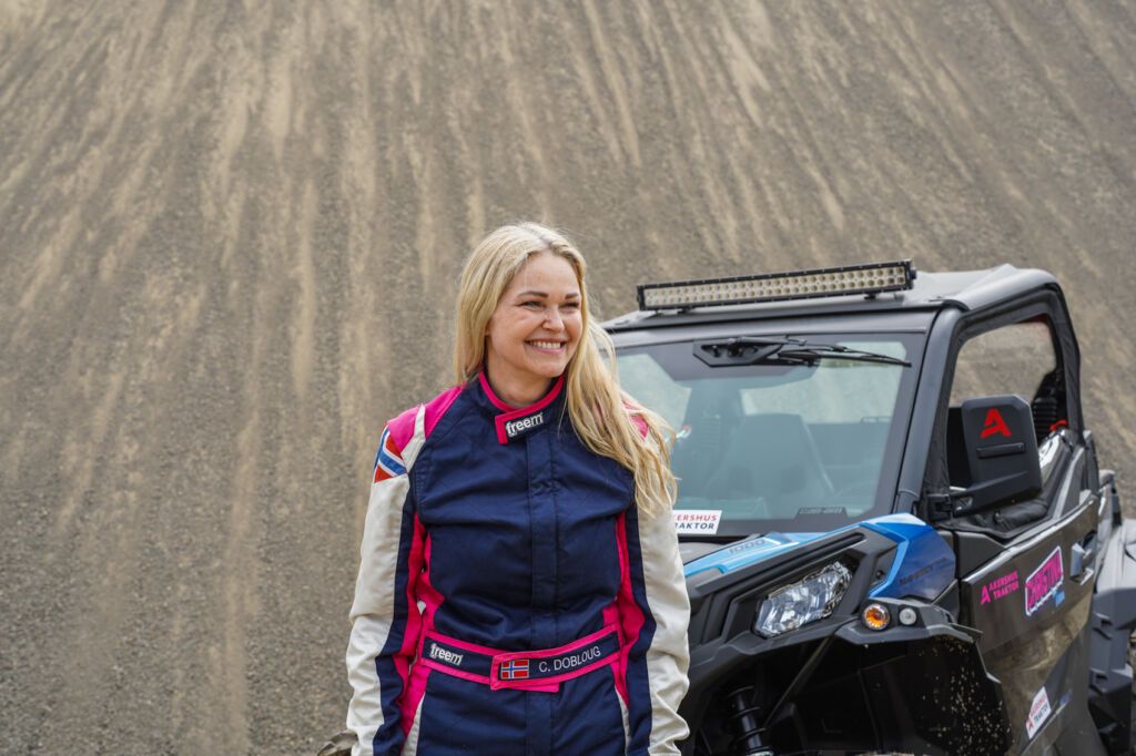 Christina Dobloug tester ATV for Akerhus Traktor