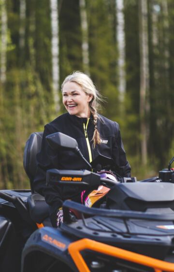 Christina Dobloug tester ATV