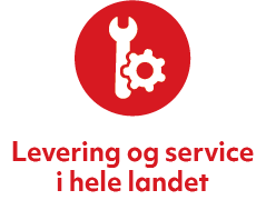 Et sirkulært ikon som symboliserer service