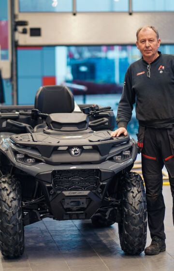 Avduking av Can-Am Outlander 6×6 G3 på Jessheim