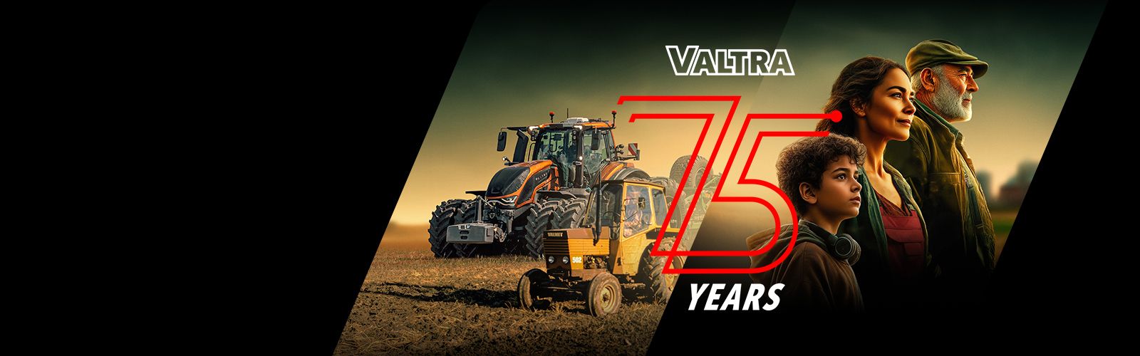 Valtra fyller 75 år i 2026 og du får gaven.Valtra fyller 75 år i 2026 og du får gaven.