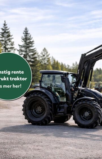 Brukt traktor med gunstig finansieringsrente