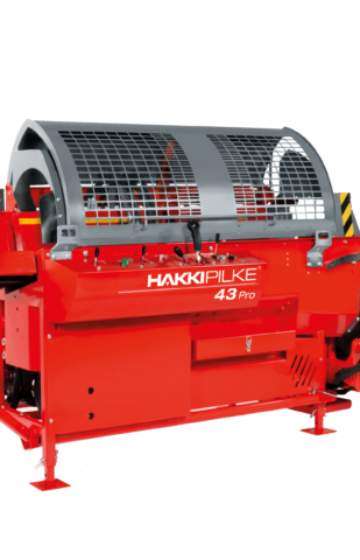 Hakki Pilke 43 Pro vedmaskin – kompakt, robust og effektiv med 15 tonn kløyvekraft.