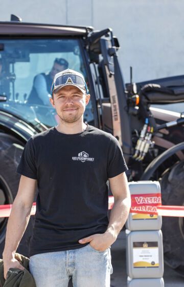 Vårdag på Hønefoss: Prøvekjørte nye Valtra G CVT og vurderer bytte
