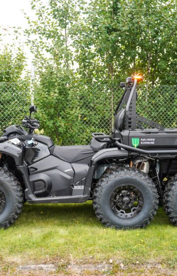 Norsk ATV-lastsikringsvegg laget for praktisk bruk